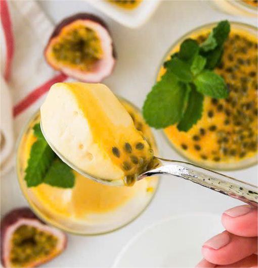 Mousse chanh dây