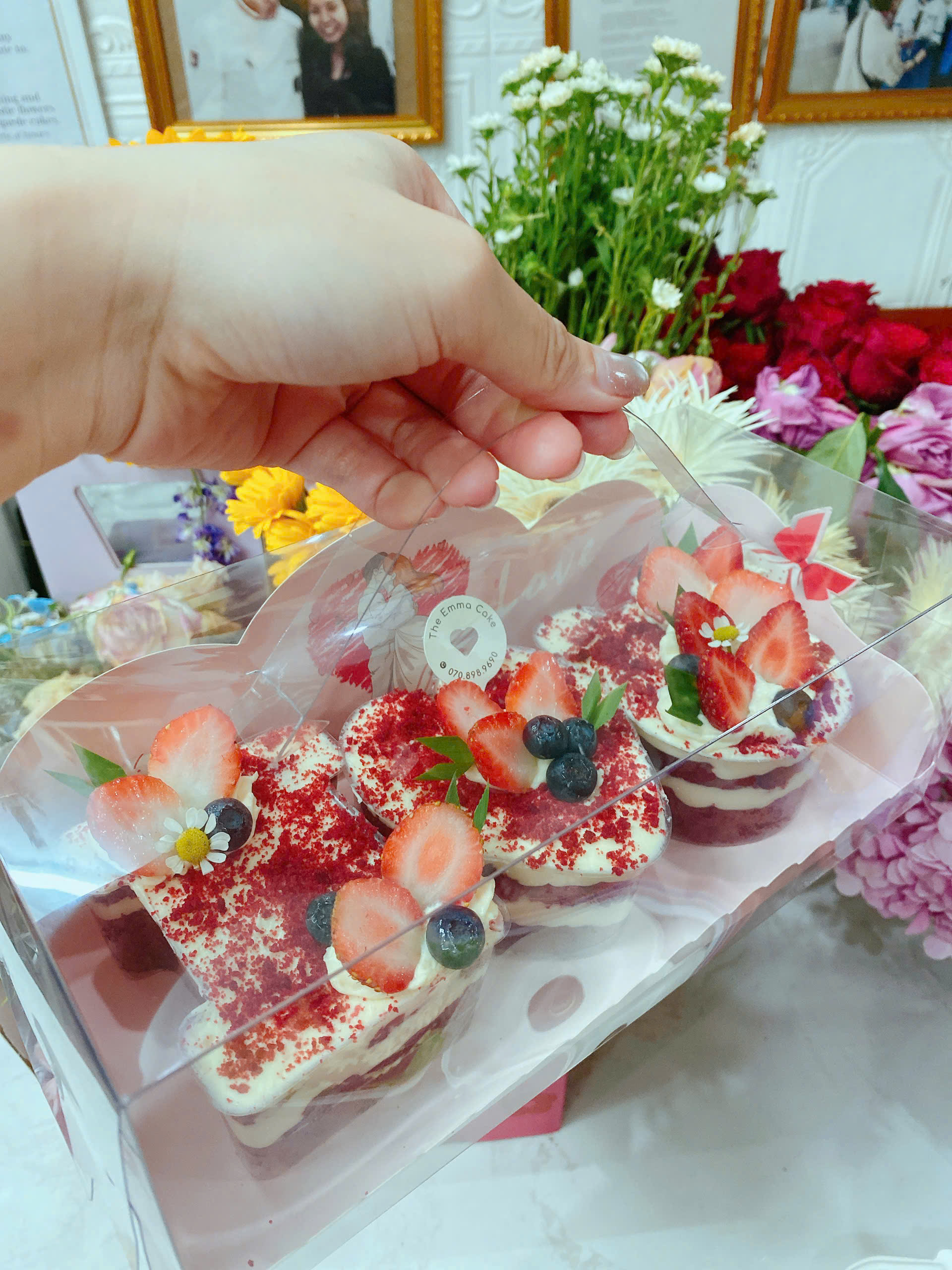 Set bánh Red Velvet